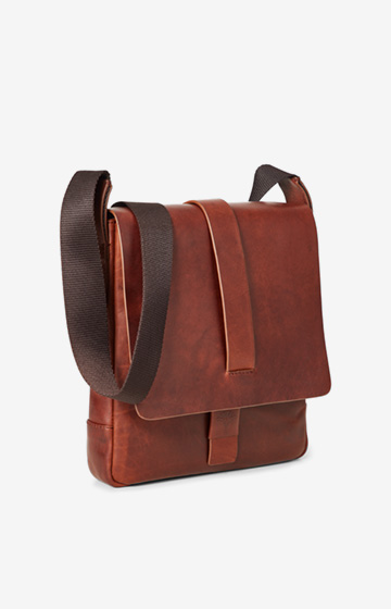 Schultertasche Loreto Paris in Braun