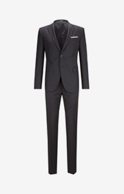 Anzug Herby-Blayr in Mittelgrau gemustert