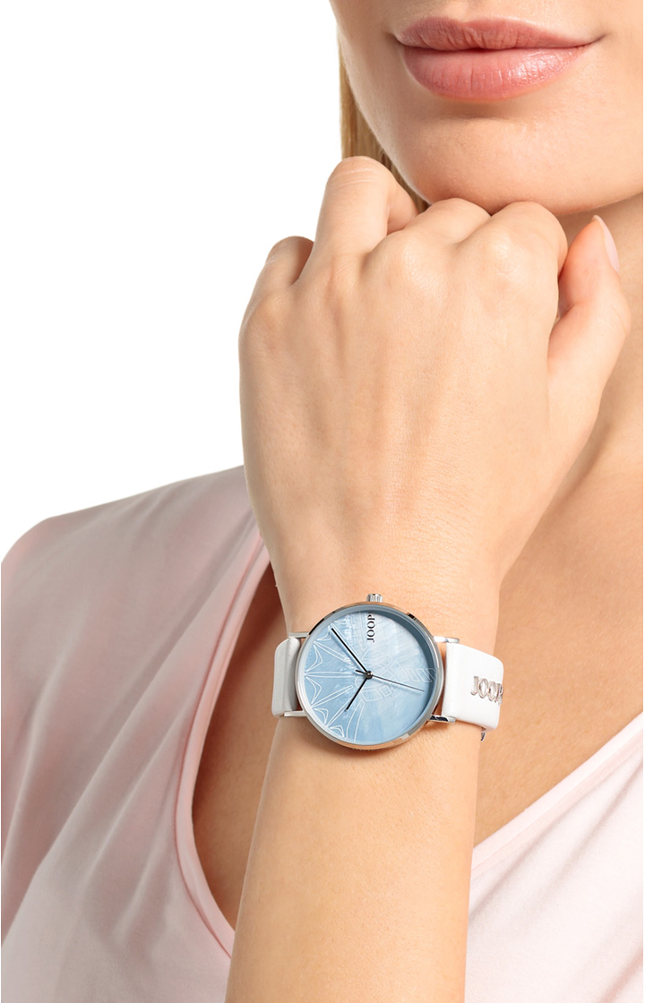 Zegarek damski w kolorze srebrnym/białym