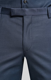 Baukasten-Hose Blayr in Navy gemustert