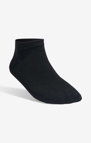 3er-Pack Sneaker-Socken in Schwarz