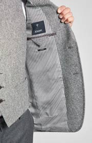 Sakko Halo in Grau meliert