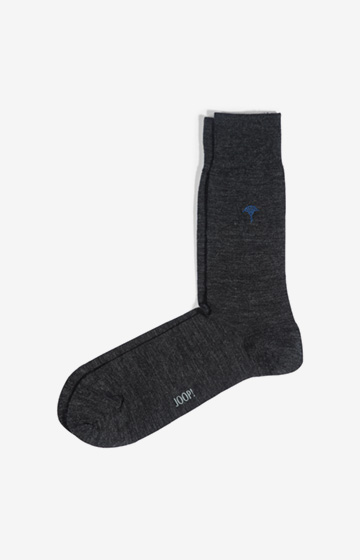 Wool & Cotton Socken in Dunkelgrau