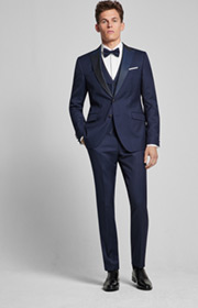 Smoking-Hose Bask in Dunkelblau