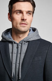 Sakko Hoodney in Navy