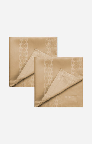 Serviette JOOP! CHAINS in Gold - 2er Set, 50 x 50 cm
