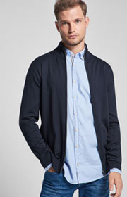 Cardigan Davis in Navy