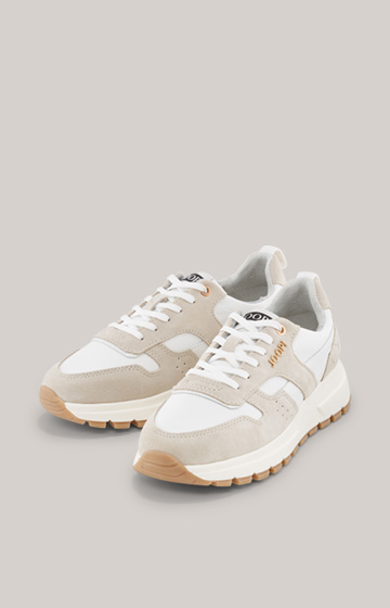 Stampa Fine Hanna sneakers in beige/white