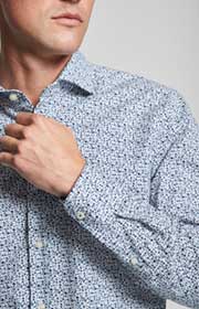 Hemd Panko in Blau/Bordeaux/Weiß