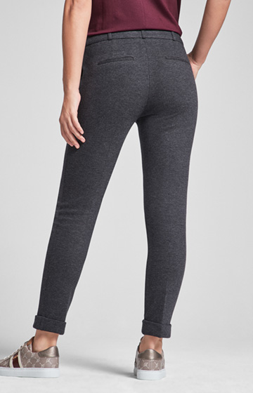 Jersey-Hose Madlen in Anthrazit