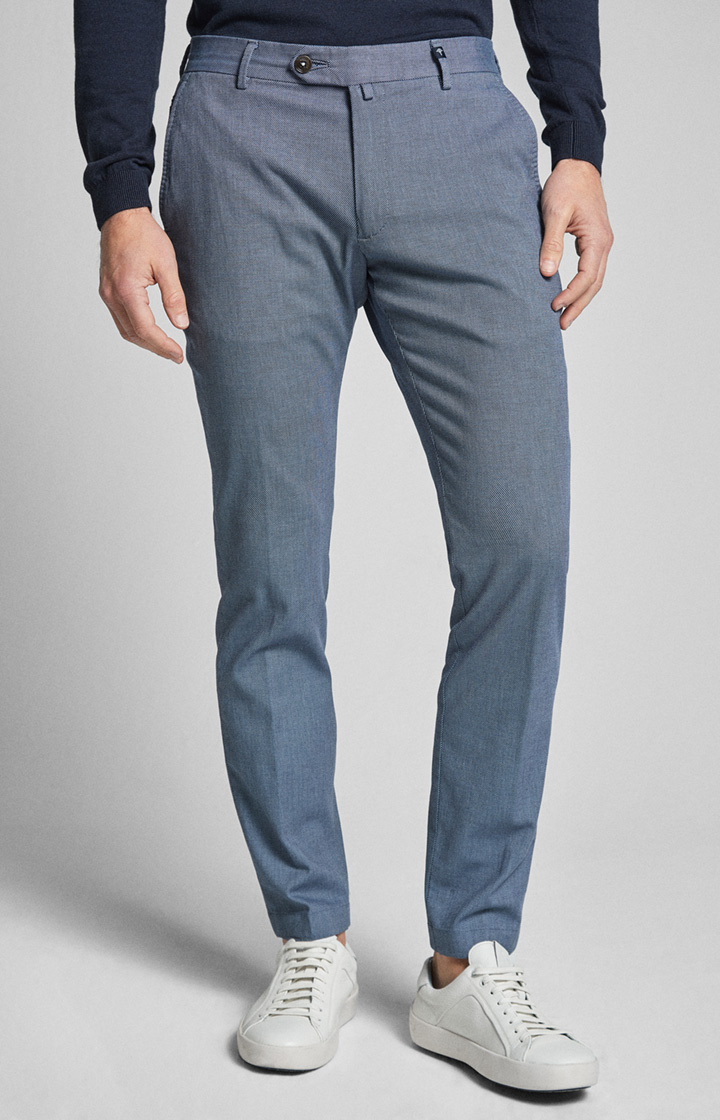 Hose Hanc in Blau gemustert