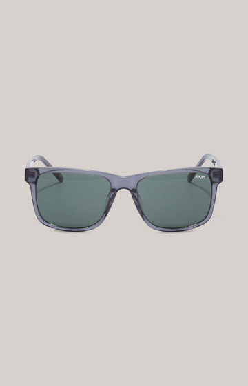 Sonnenbrille in Grau/Grün