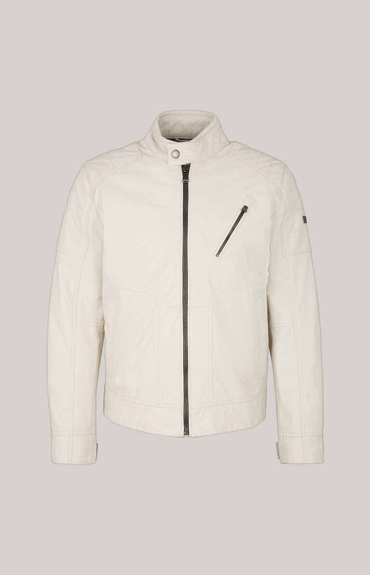 Lima Leather Jacket in Off-white - in the JOOP! Online Shop
