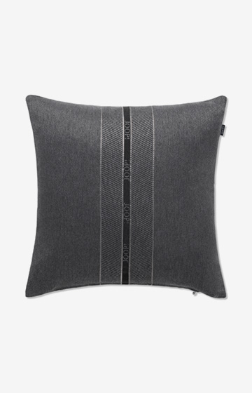 Ribbon cushion cover in anthracite