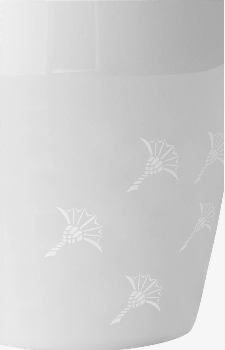 Faded Cornflower Carafe/Vase in White - 13 cm height