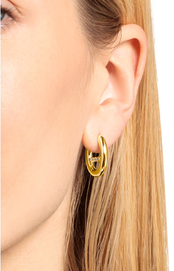 Hoop Earrings in Gold