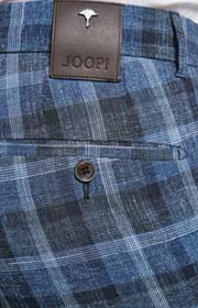 Hose Hank in Dunkelblau kariert