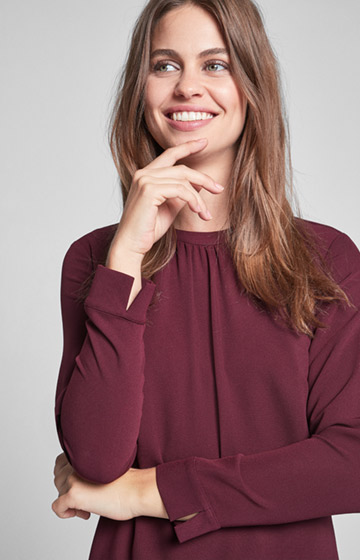 Crêpe-Kleid Dailah in Bordeaux