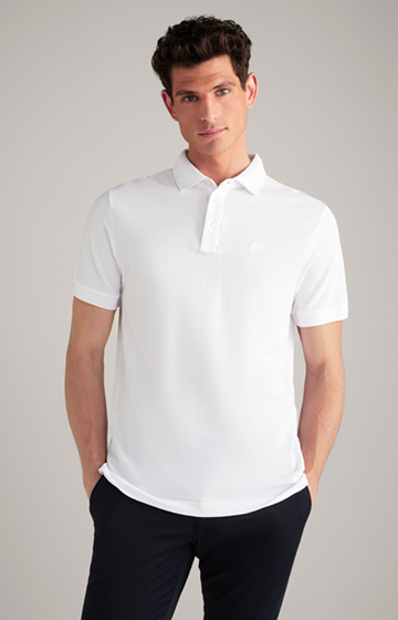 Bawełniana koszulka polo Primus w kolorze białym