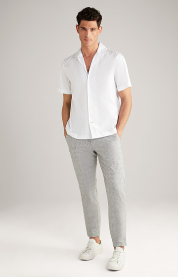 Spodnie Maxton w kratę w kolorze szarym/złamanej bieli