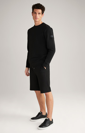 Stellan Sweat Shorts in Black