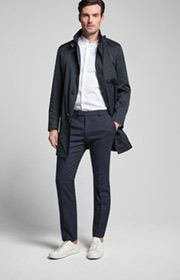 Mantel Felino in Navy