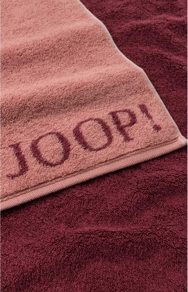 Ręcznik CLASSIC DOUBLEFACE marki JOOP! w kolorze różowym, 50 x 100 cm
