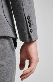 Sakko Hoverest in Mittelgrau meliert