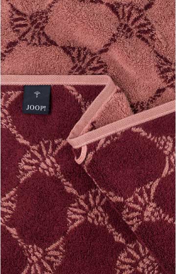 Ręcznik dla gości CLASSIC CORNFLOWER marki JOOP! w kolorze różowym, 30 x 50 cm