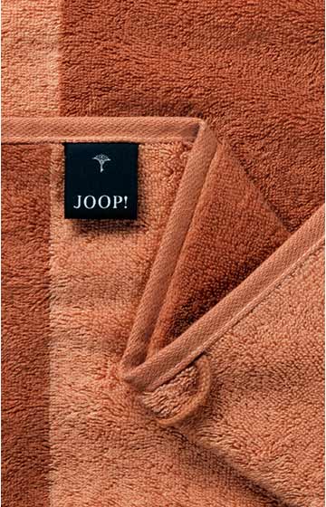 Ręcznik JOOP! TONE DOUBLEFACE w kolorze miedzianym