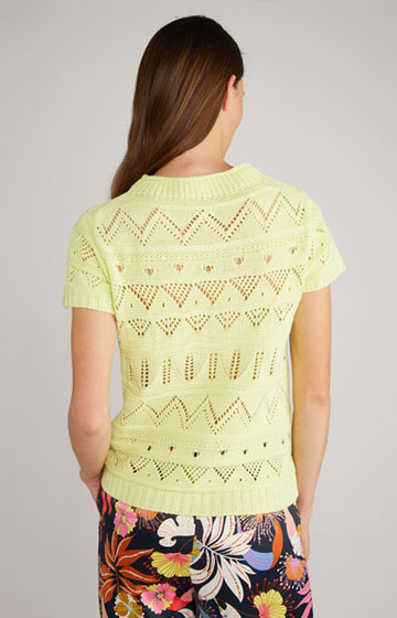 Knitted Sweater in Lemon