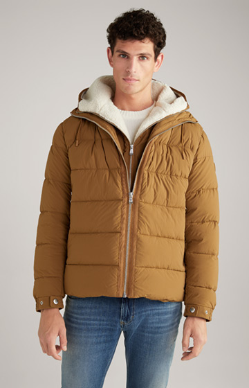 Jhonis Quilted Jacket in Brown
