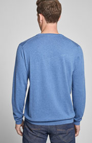 Pullover Leas in Blau meliert