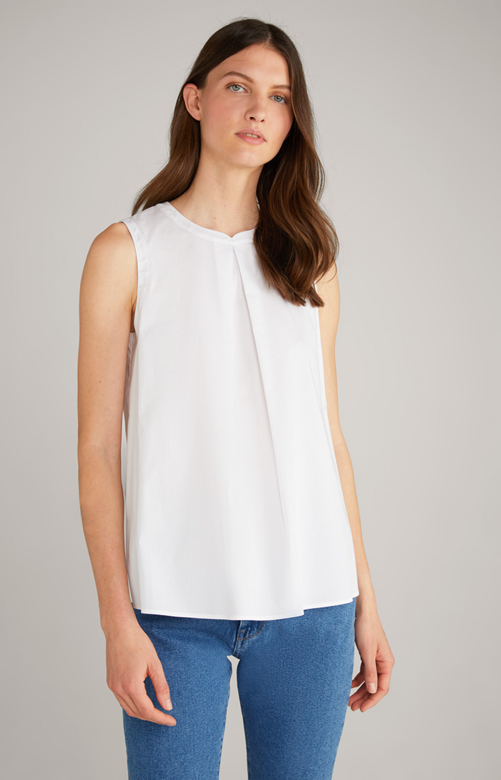 Blouse-Style Top in White
