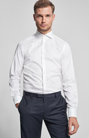 Hemd  Panko - bügelleicht - in Weiß