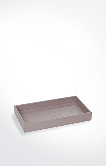 Tablett Bathline, Grau-Rosé