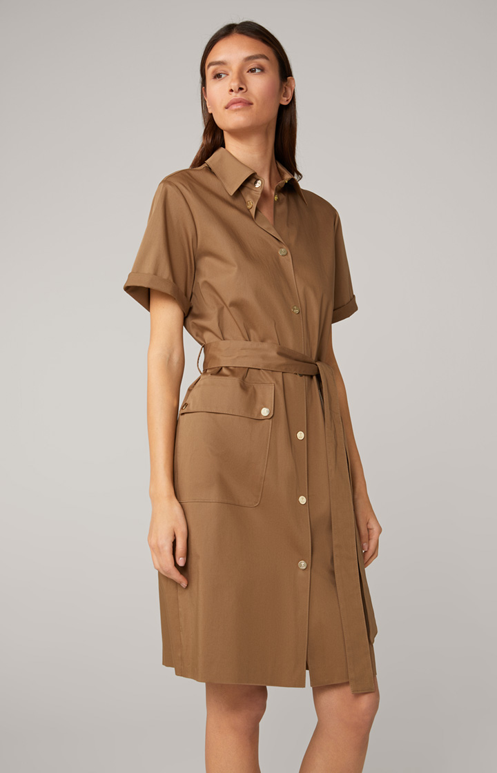 Shirt Dress in Brown