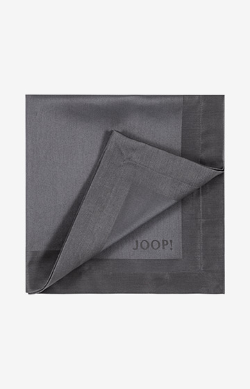 JOOP! Signature napkin - set of 2 in graphite, 50 x 50 cm
