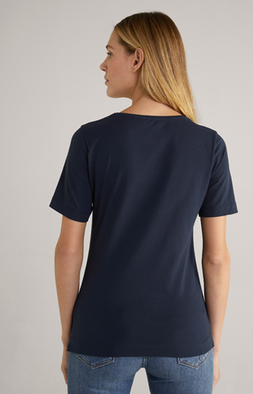 Basic T-Shirt Tess in Schwarz
