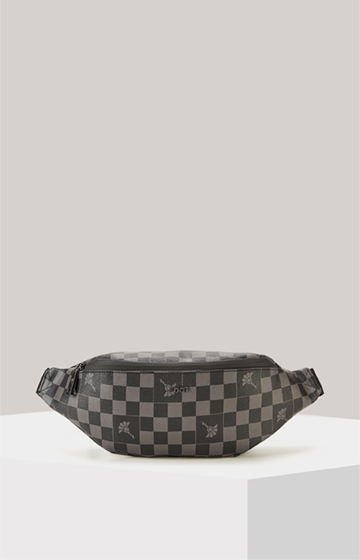 Cortina Piazza Leo Belt Bag in Black/Grey