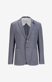 Sakko Heathrow in Blau meliert 