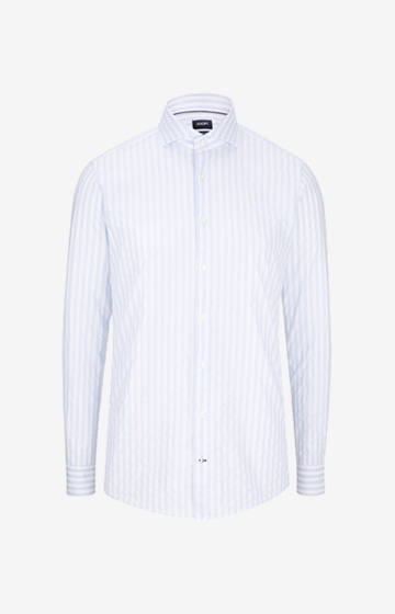 Hemd Pajos in Hellblau gestreift