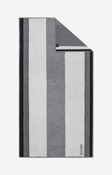 Duschtuch Diamond Stripes, Stone